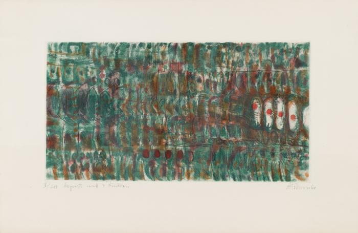 OHNE TITEL 1956 / GEGEND MIT 4 PUNKTEN 1959/60