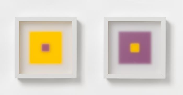 SPIEL I ORANGE AUF VIOLETT / VIOLETT AUF ORANGE