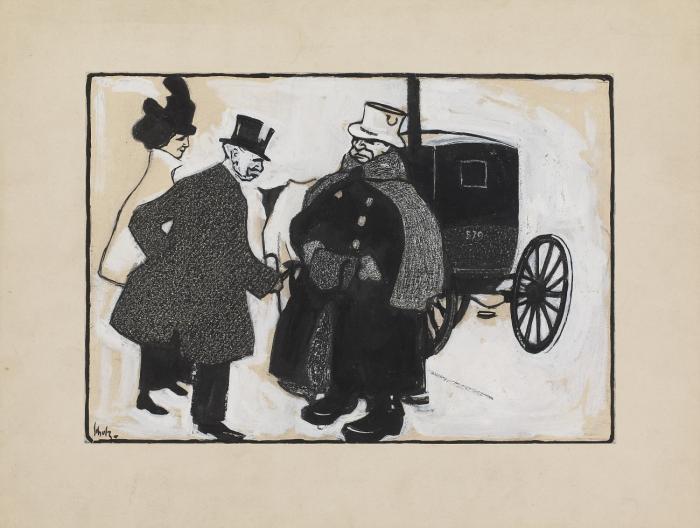 MOBIL, ENTWURF FÜR SIMPLICISSIMUS JAHRGANG V NR.5