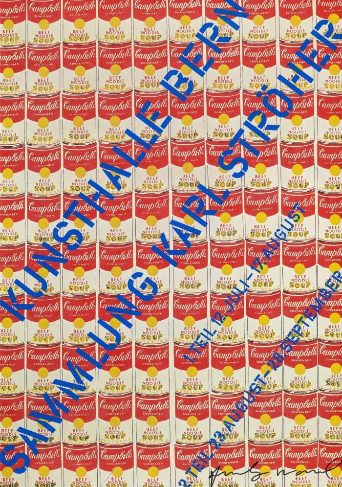KUNSTHALLE BERN SAMMLUNG KARL STÖHRER (CAMPBELLS SOUP)