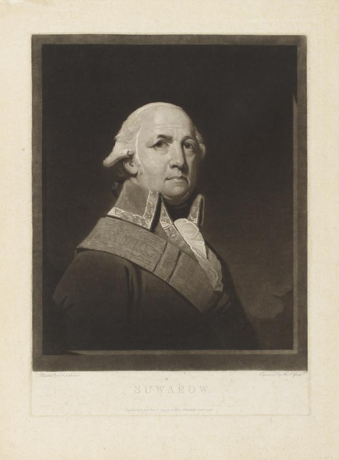 Alexander Wassiljewitsch Suworow (Moskau 1730 - 1800 Sankt Petersburg), russischer Generalissimus.