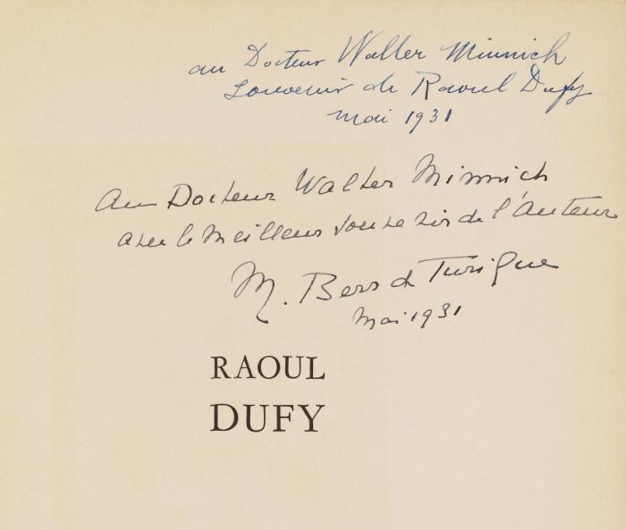 Raoul Dufy.