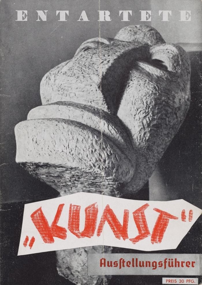 Entartete Kunst. Führer durch die Ausstellung. Verantwortlich für den Inhalt: Fritz Kaiser, München. 21 x 14,8 cm.