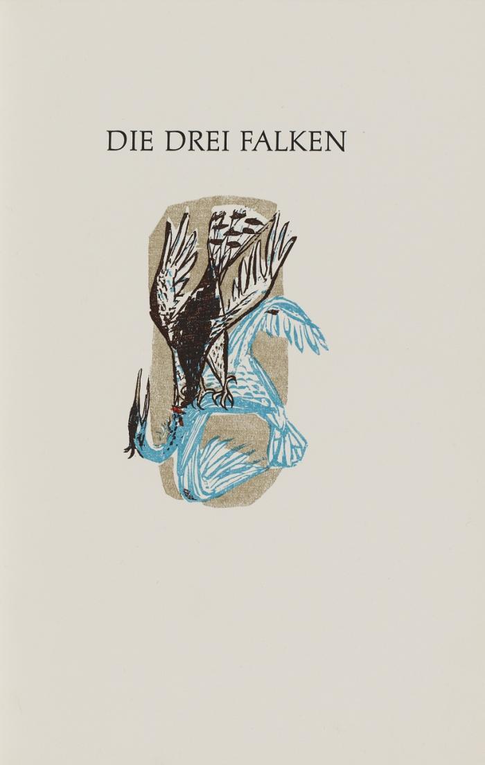 Die drei Falken. Eine Novelle.