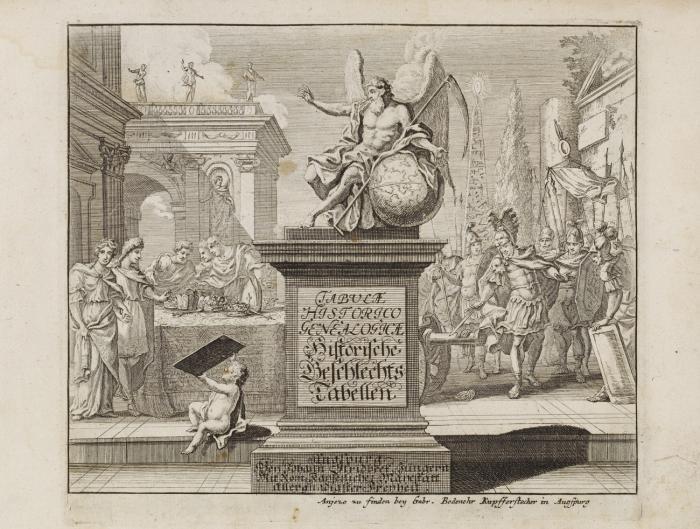 Tabulae historico genealogico. Historische Geschlechts-Tabellen der gantzen Welt.