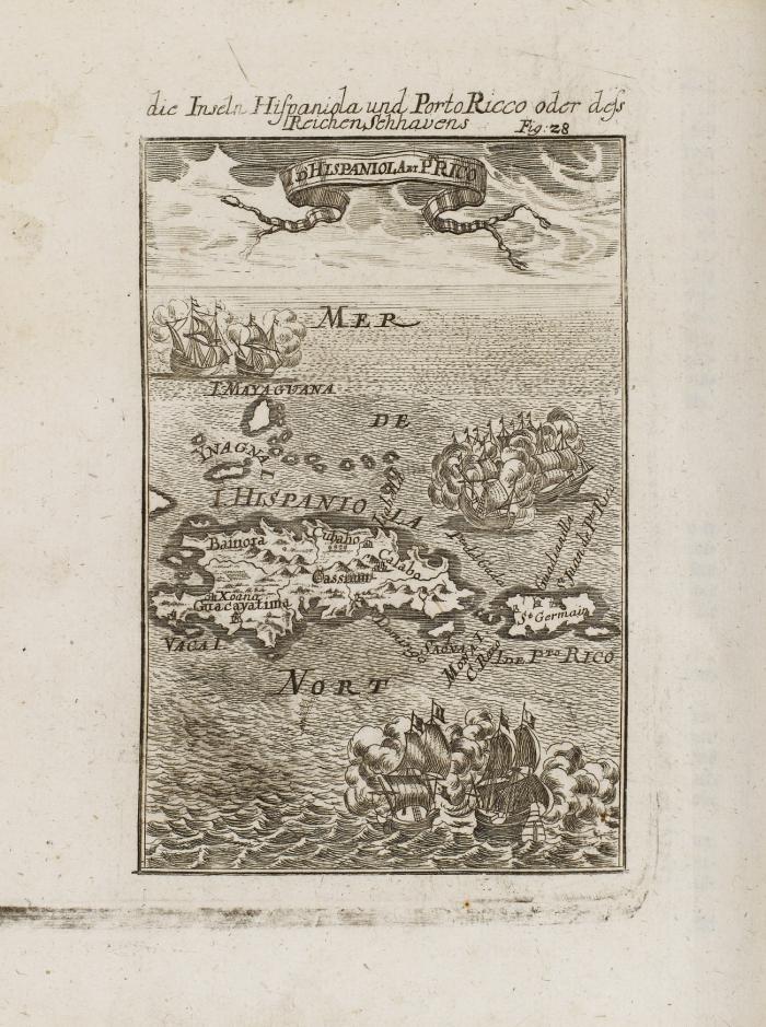 Beschreibung des gantzen Welt-Kreises vierdter Theil, von dem Alten und neuen Europa / fünffter Theil: von den übrigen Ländern des alten und neuen Europae ... und America. 2 Tle. (von 5) in 1 Bd.