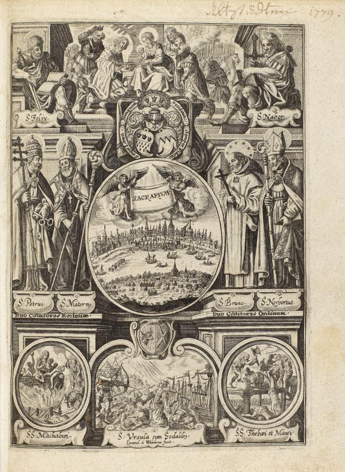 De admiranda , sacra, et civili magnitudine Coloniae Claudiae Agrippensis Augustae Ubiorum urbis. Libri IV.