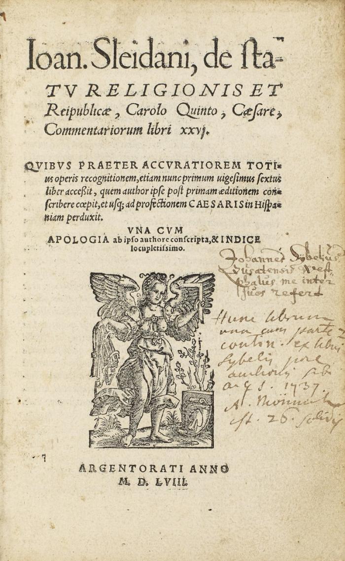 De statu religionis et reipublicae, Carolo Quinto, Caesare, commentariorum libri XXVI.