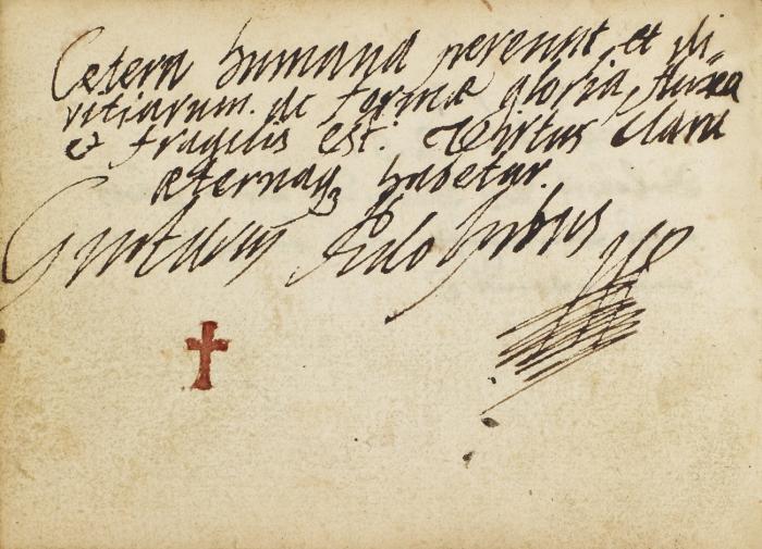 Stammbuch des Christoph von dem Knesebeck, 1610-1631.
Handschrift auf Papier.