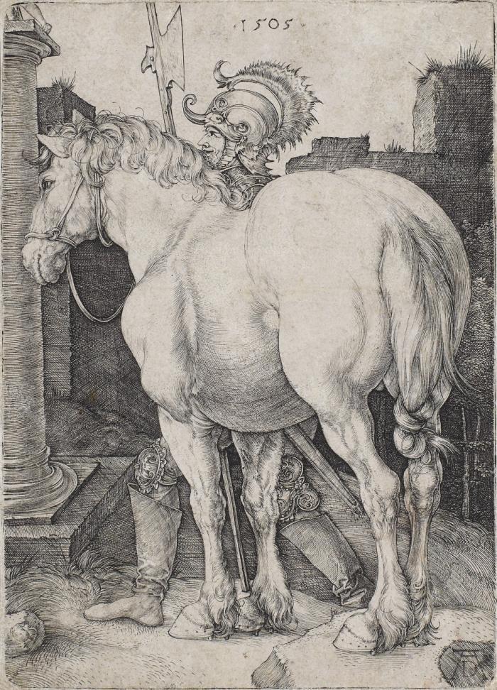 Das große Pferd.