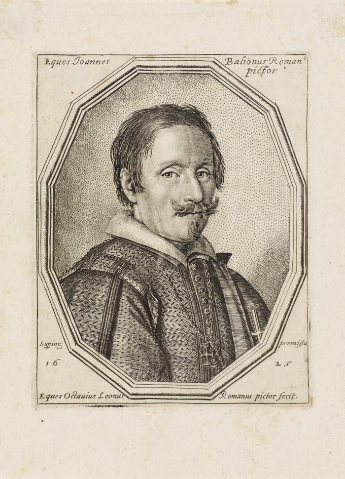 Ottavio Leoni. Porträt des Malers Johann Baglione / Porträt des Malers Marcel Provenzale.  1625/1623.