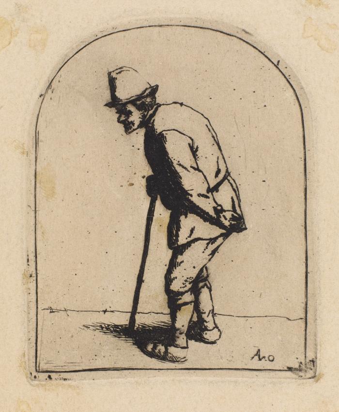 Der Bauer mit dem gekrümmten Rücken. (1675 ?)