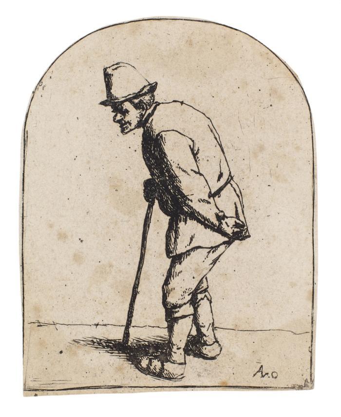 Der Bauer mit dem gekrümmten Rücken. (1675 ?)