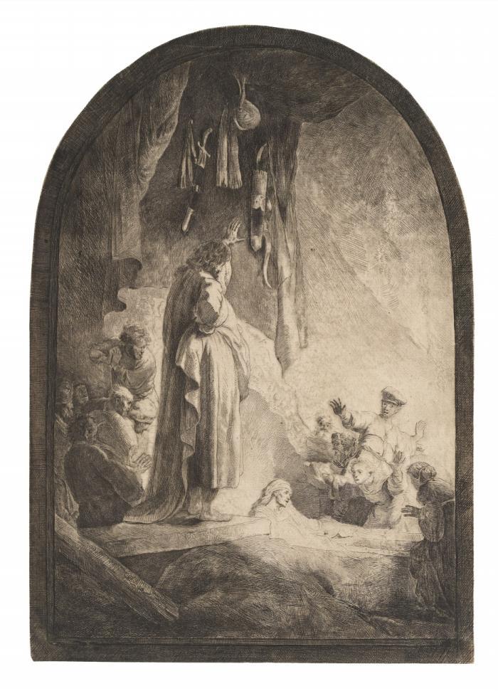 Die Auferweckung des Lazarus.