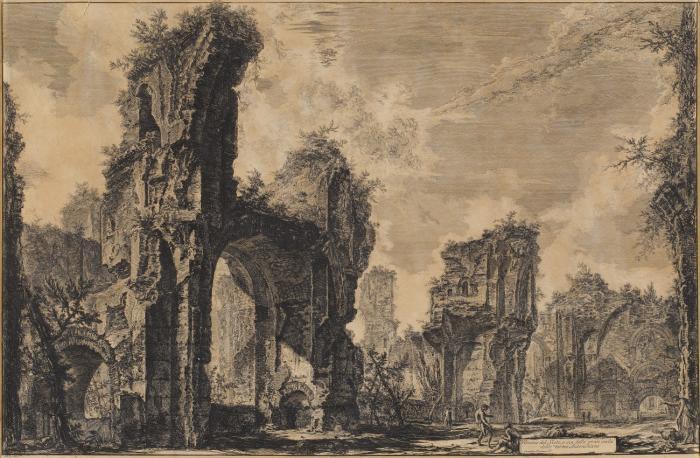 Rovine del Sisto, o sia della gran sala delle terme Antoniniane (Caracalla-Thermen).