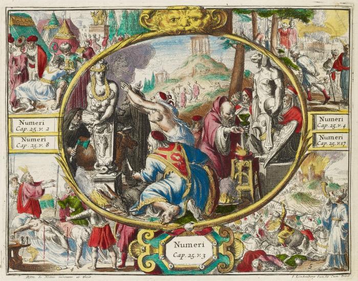 'T Groot Waerelds Tafereel, waar in de Heilige en Waereldsche Geschiedenissen en Veranderingen zedert de Schepping des Waerelds, tot het uiteinde van de Openbaring van Joannes, worden afgemaalt ... in't Frans beschreeven ... wyders vertaalt ... door den Abraham Alewyn.