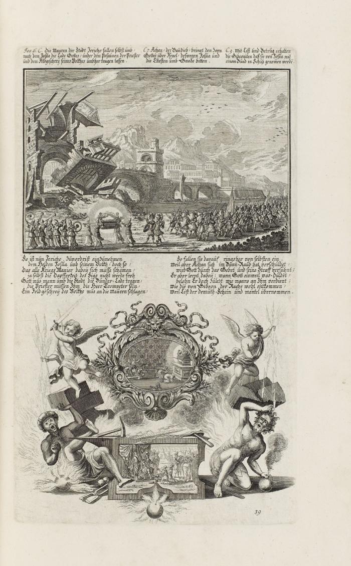 Historischer Bilderbibel erster (- fünffter) Theil in sich haltend die Abbildung der Historien aller Patriarchen desz Buch Mose.