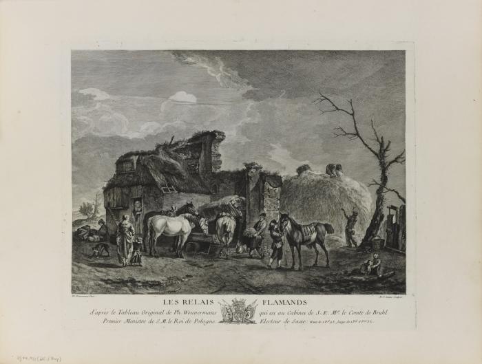 Oeuvres de Ph. Wouvermens Hollandois. Gravées d'après ses meilleurs tableaux qui sont dans les plus beaux Cabinets de Paris et ailleurs.