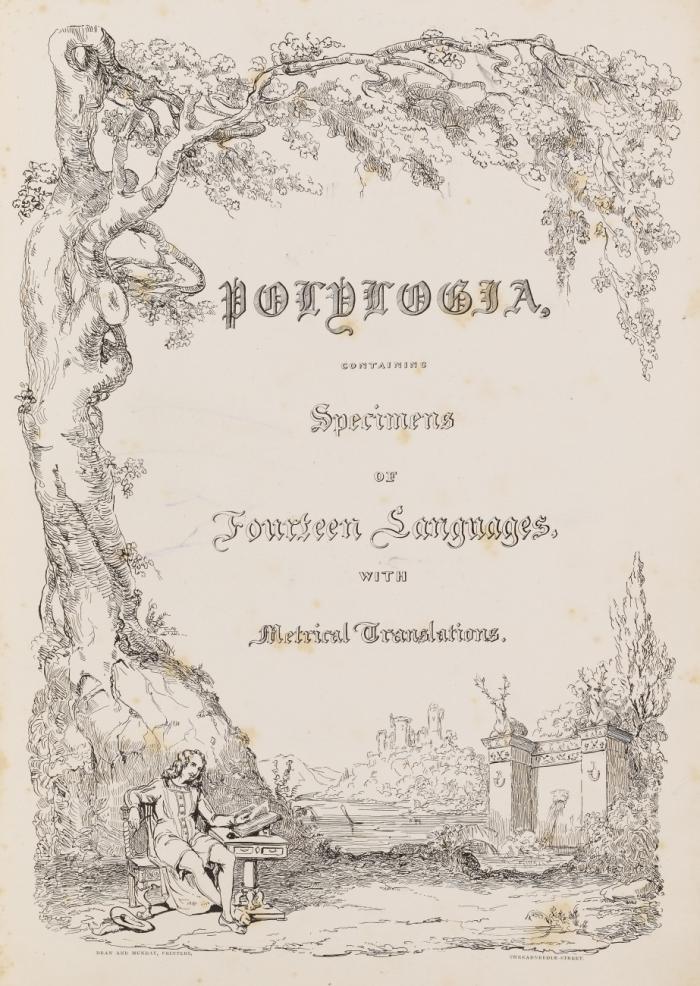 Polylogia, containing specimens of fourteen languages with metrical translations.