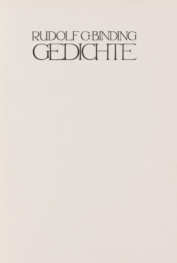 Gedichte.