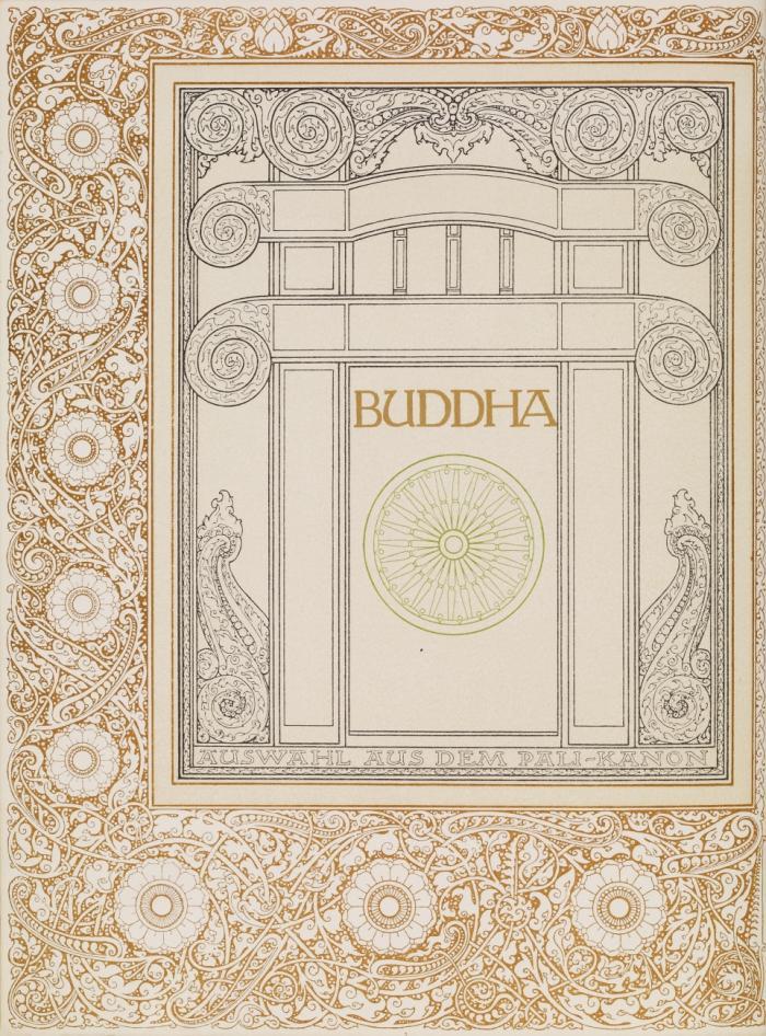 Auswahl aus dem Palikanon des Buddha. Neu übertragen durch Paul Dahlke.