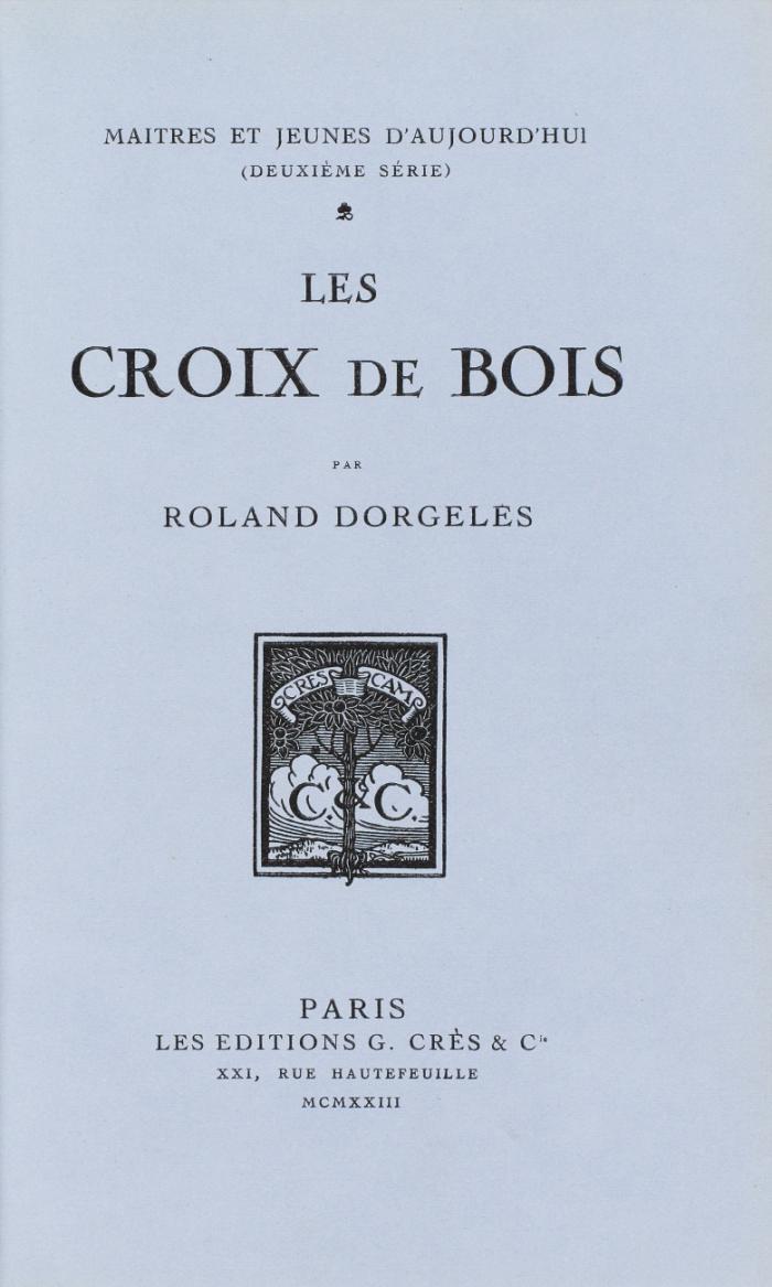 Les croix de bois.