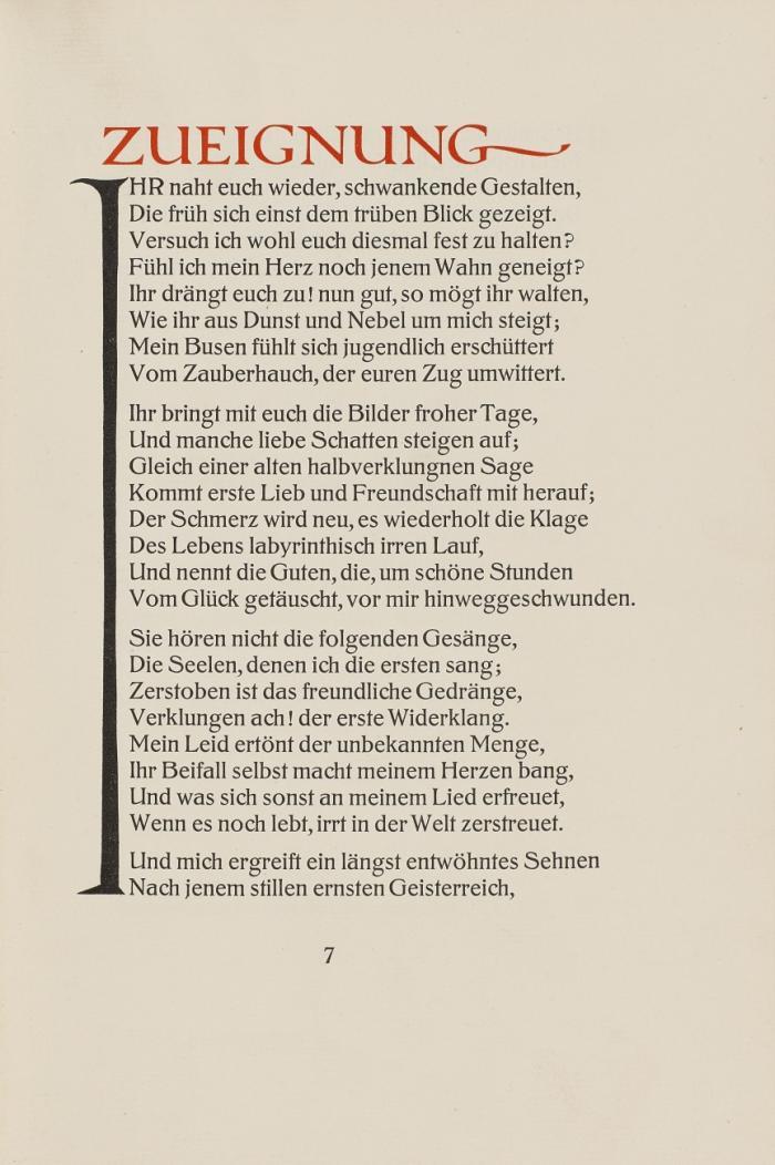 Faust. Eine Tragödie. (Tl. I von 3).