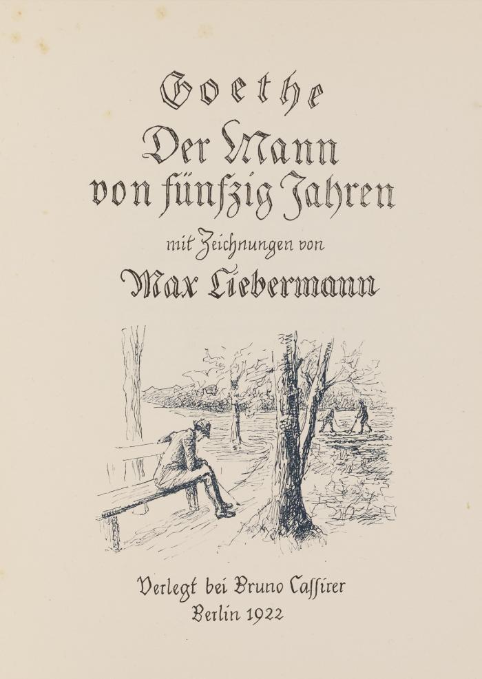 Der Mann von fünfzig Jahren.