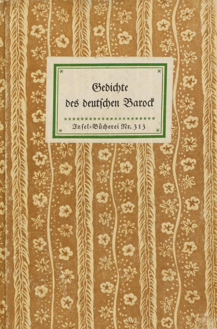 Gedichte des deutschen Barock.
