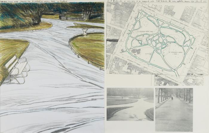 WRAPPED WALK WAYS, PROJECT FOR ST. STEPHEN'S GREEN PARK, DUBLIN