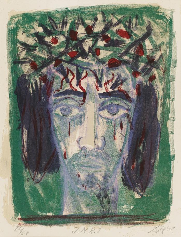 I.N.R.I. (CHRISTUSKOPF VON VORN)