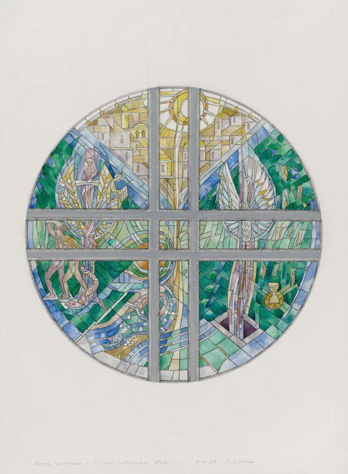 ROSE WINDOW (SALEM LUTHERAN CHURCH, ST. CLOUD, MINNESOTA)