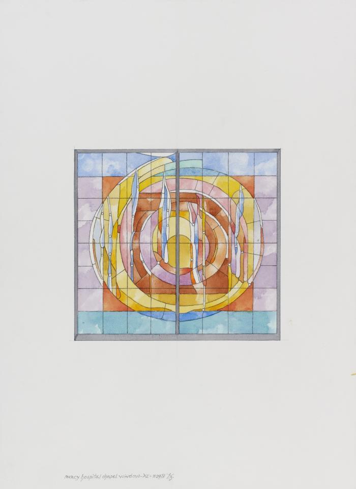 MERCY HOSPITAL CHAPEL WINDOW (COON RAPIDS, MINNESOTA)