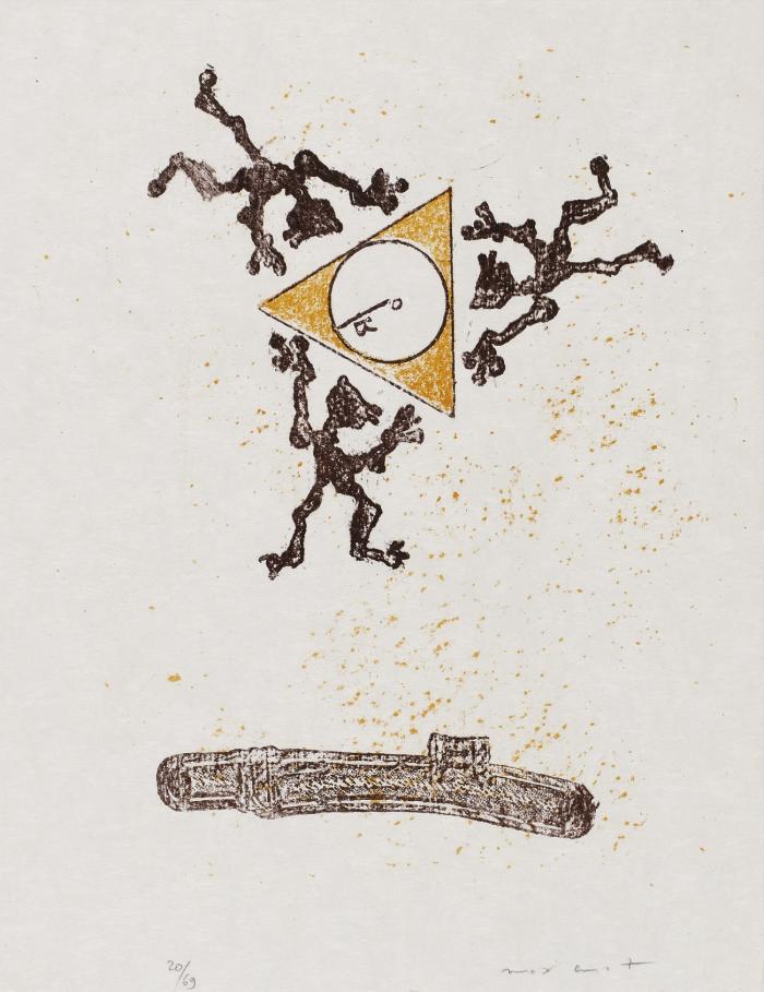 OHNE TITEL (BLATT XXVI AUS: LEWIS CARROLLS WUNDERHORN)