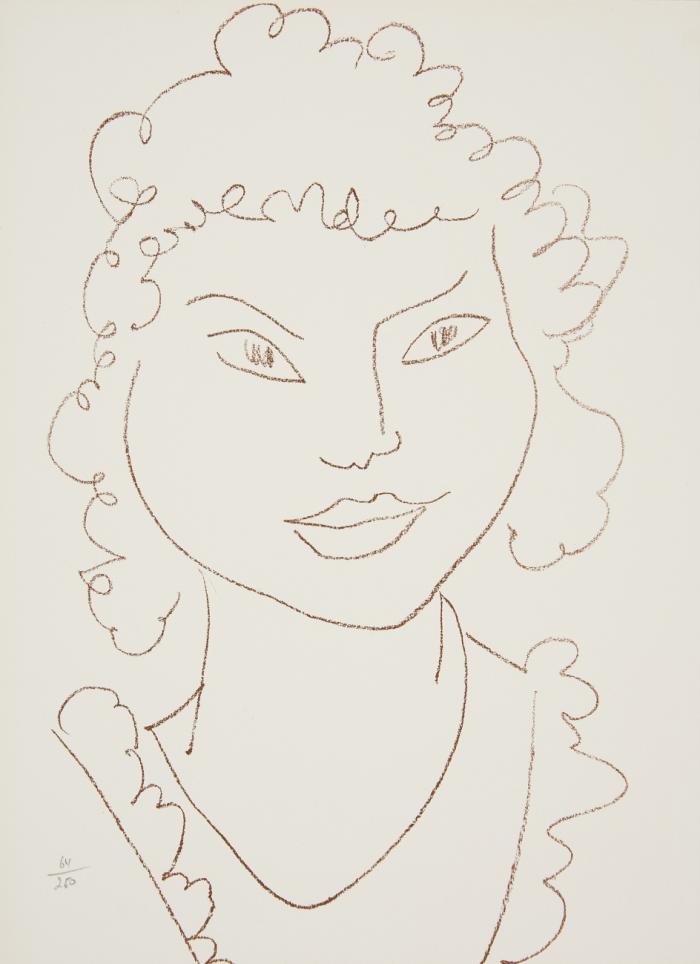 TÊTE DE FEMME (AUS: POÉSIES ANTILLAISES)