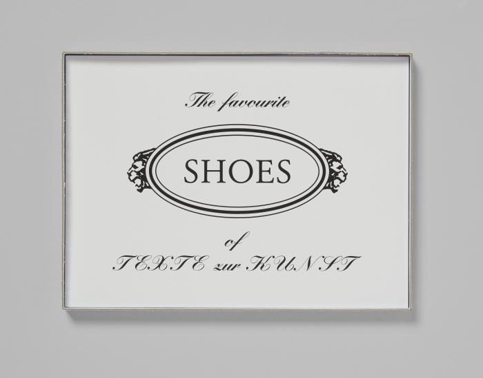 THE FAVORITE SHOES OF TEXTE ZUR KUNST