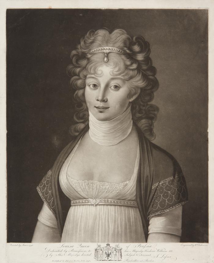 Porträts. - Luise Auguste Wilhelmine Amalie, Herzogin zu Mecklenburg. Louisa Queen of Prussia.
