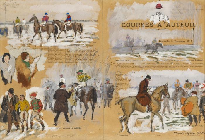 COURSES A AUTEUIL, DIMANCHE 9 DÉCEMBRE 1928
