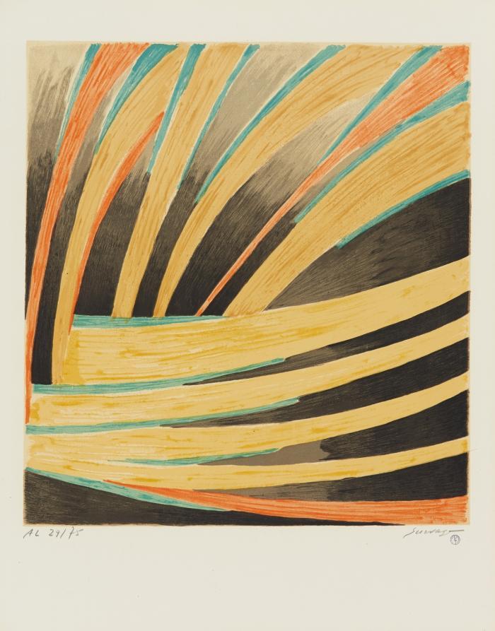 Rythmes Colorés. Cinq lithographies originales en couleurs. Préface par Jean Cassou. Texte écrit en 1914 par Léopold Survage.