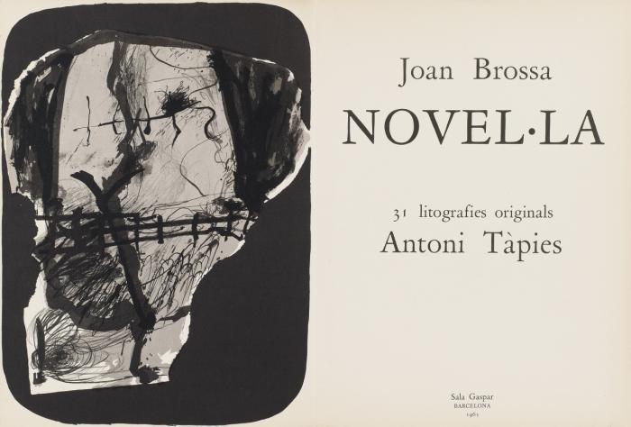 Novel·la. 31 litografies originals Antoni Tàpies.