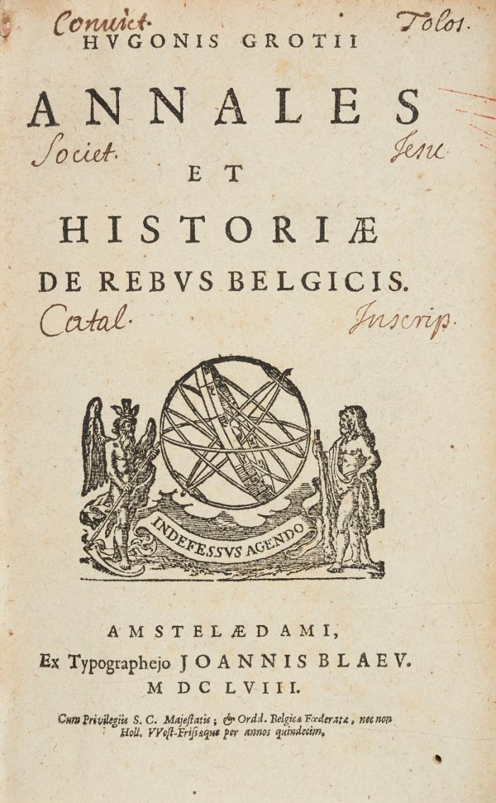 Annales et Historiae de Rebus Belgicis.
