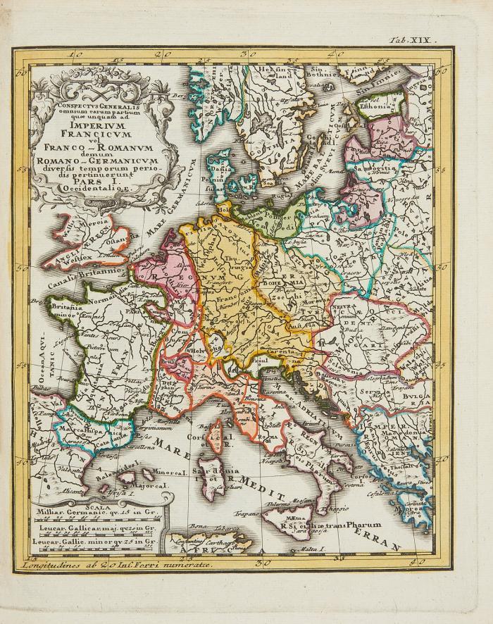 Historiae universalis politicae quantum ad eius partem I ac II Idea plane nova ad legitima tractationem ... in lectionum academicarum usum proposita. 3 Tle. in 1 Bd.
