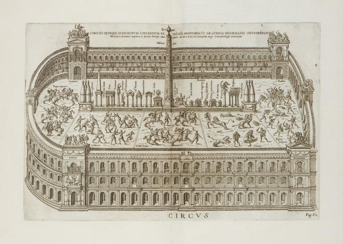 De ludis circensibus libri II. De triumphis, Liber unus ....quibus universa ferè Romanorum veterum sacra ristusq(e) declarantur, ac figuris aeneis illustrantur.