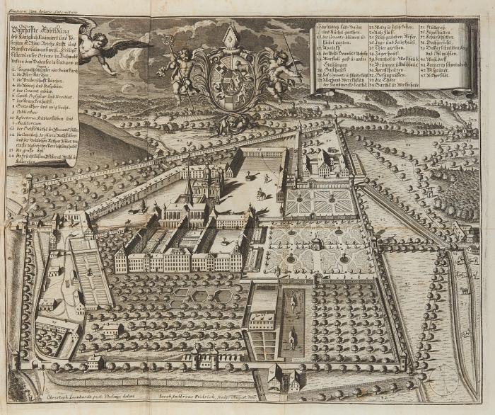 Verteutschtes Cistercium bis -tertium, oder Cistercienser Ordens-Historie ... vor 8. Jahren in Lateinischer Sprach zum Druck befördert ... besonders mit dem Apiario Salemitano des berühmten Reichs- Stiffts Salmantzweyl ... und ins Teutsche übersetzt ...