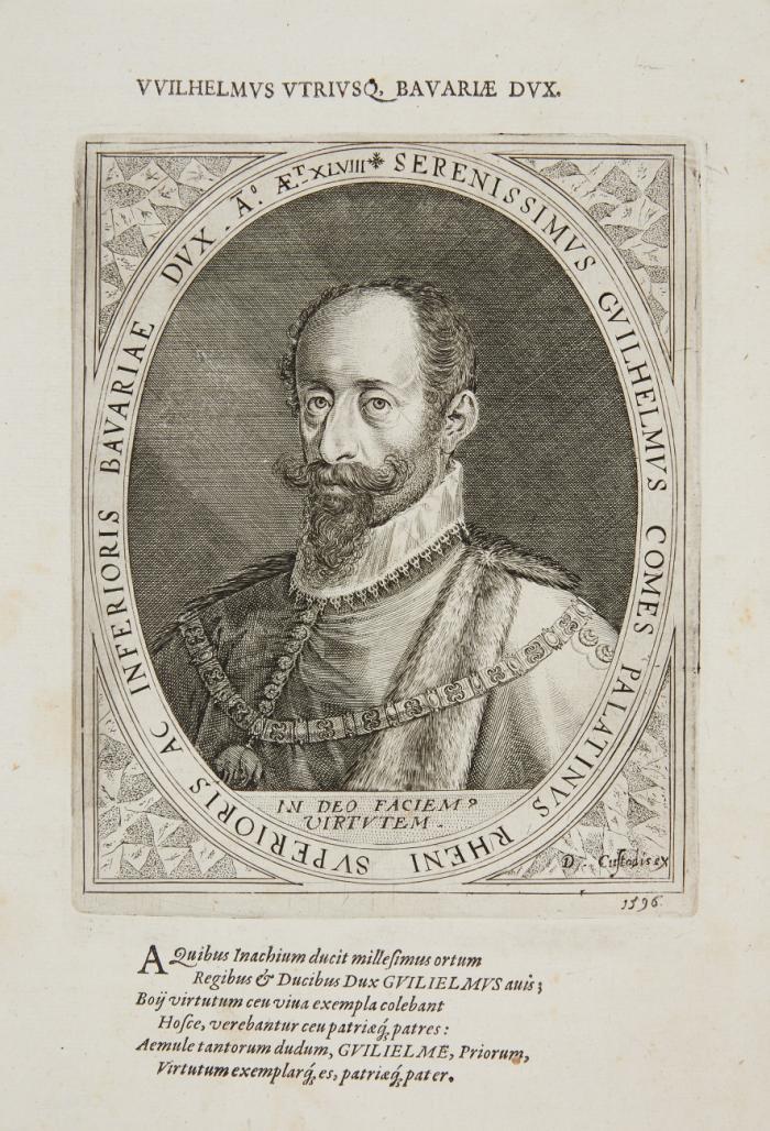 WILHELM V., Herzog von Bayern, Vorfahre von Clemens August
Landshut 1548 - 1626 Schleißheim