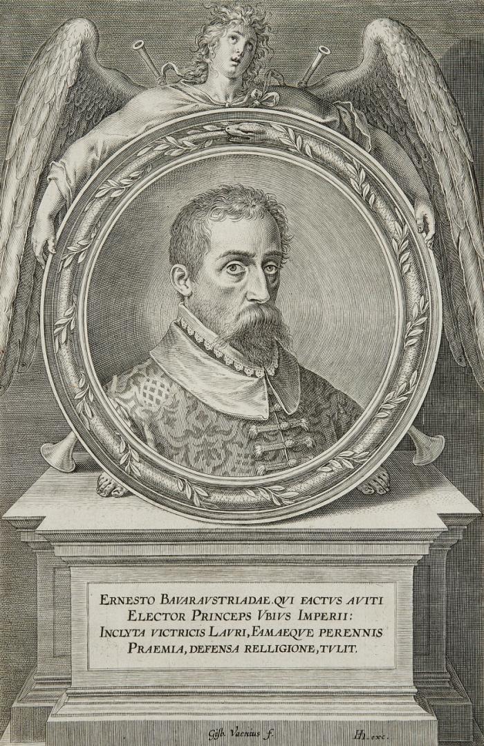ERNST VON BAYERN, Erzbischof und Kurfürst von Köln 
München 1554 - 1612 Arnsberg, Westfalen