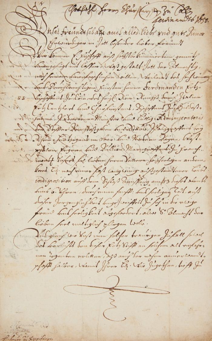 Brief m. e. U. u. Empfehlungsformel