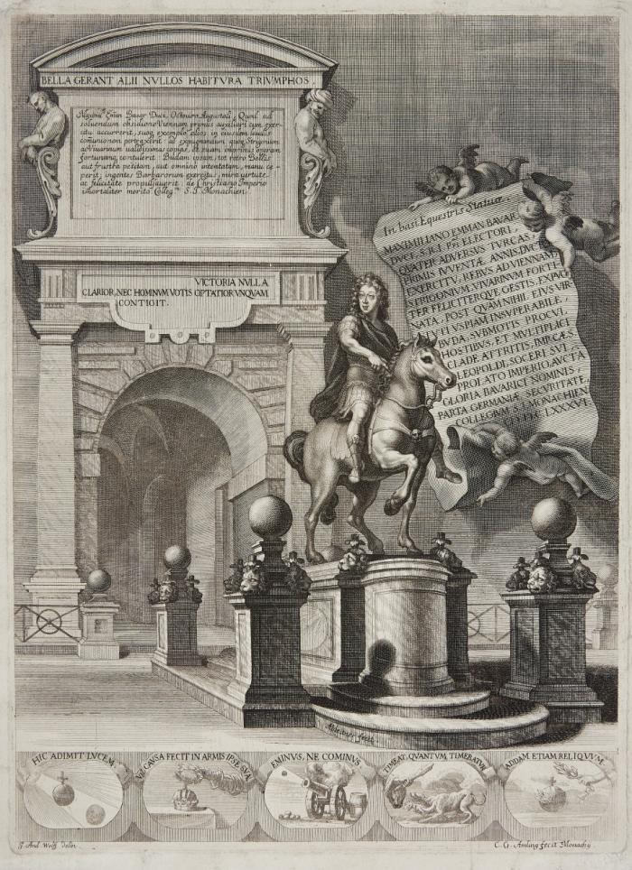 MAXIMILIAN II. EMANUEL, Kurfürst von Bayern, Vater von Clemens August
München 1662 - 1726 

2 Bildnisse