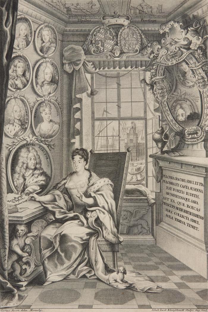 THERESE KUNIGUNDE, Kurfürstin von Bayern. 2. Gemahlin Max Emanuels, Mutter von Clemes August.
Warschau 1676 - 1730 Venedig