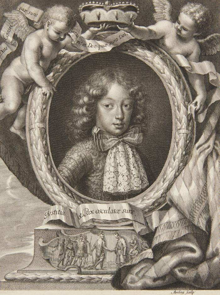 JOSEPH FERDINAND, Kurprinz von Bayern, Sohn von Maximilian II. Emanuel von Bayern 
Wien 1692 - 1699 Brüssel